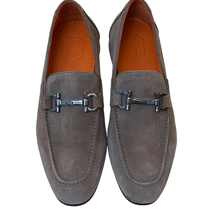 Corrente 6472 Suede Bit Loafer Taupe
