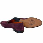 Corrente 6472 Suede Bit Loafer Wine