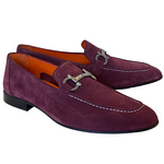 Corrente 6472 Suede Bit Loafer Wine