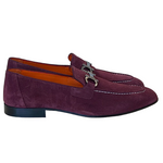 Corrente Suede Bit Loafer Wine