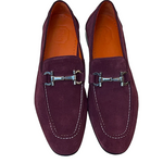 Corrente Suede Bit Loafer Wine