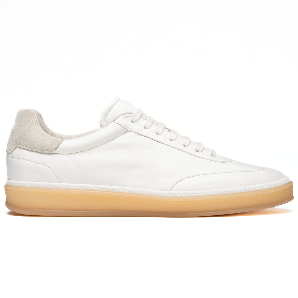 Zelli Gatto Nappa Leather Sneaker White (65-403-WHT)