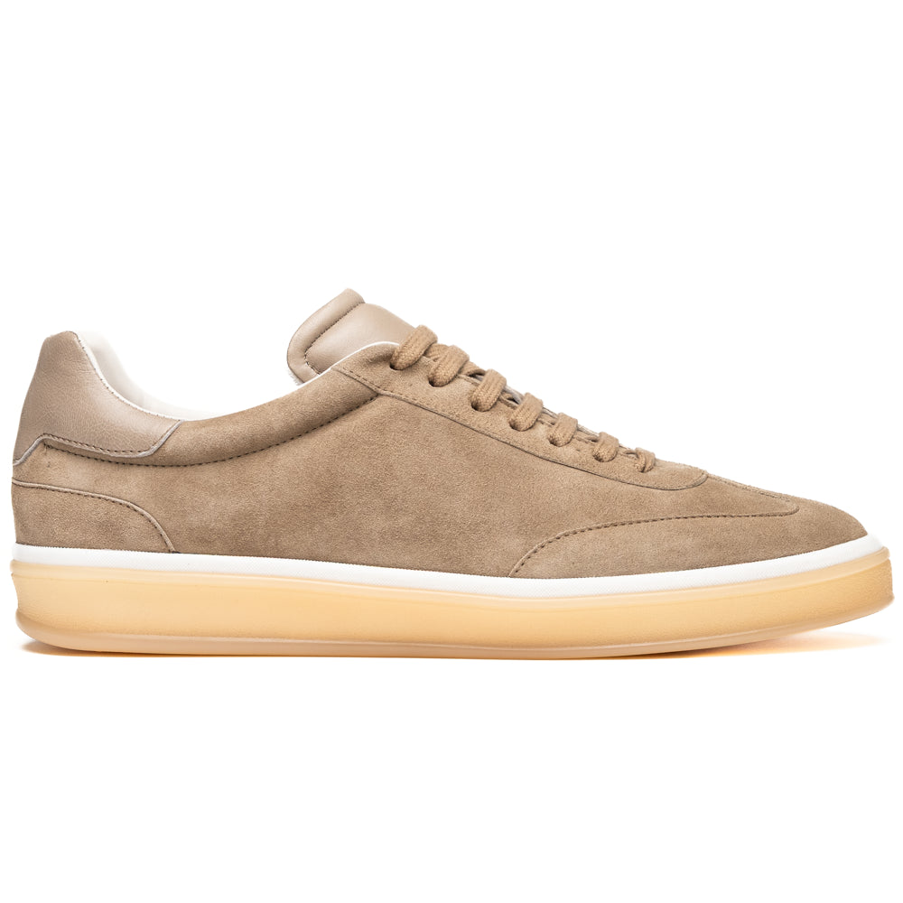 Zelli Gatto Suede & Leather Sneaker Taupe (66-270-TPE)
