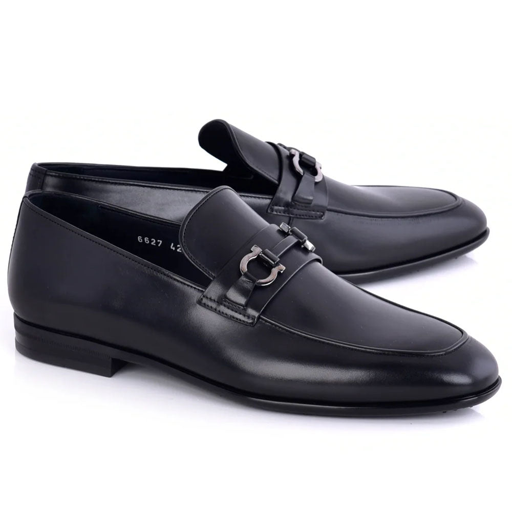 Corrente C000136-6627 Buckle Loafer Black