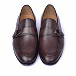 Corrente C00101-6628 Side Buckle Loafer Brown