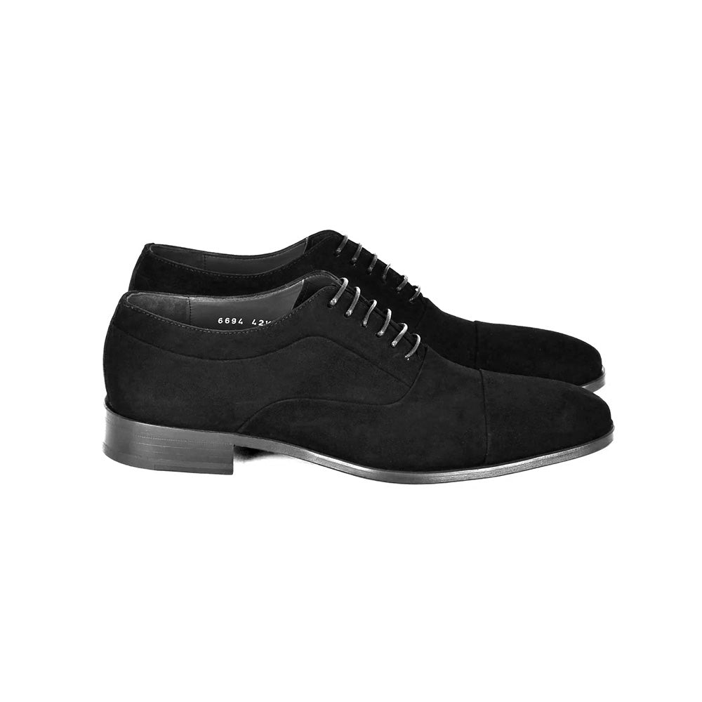 Corrente Suede Cap Toe Oxford Black