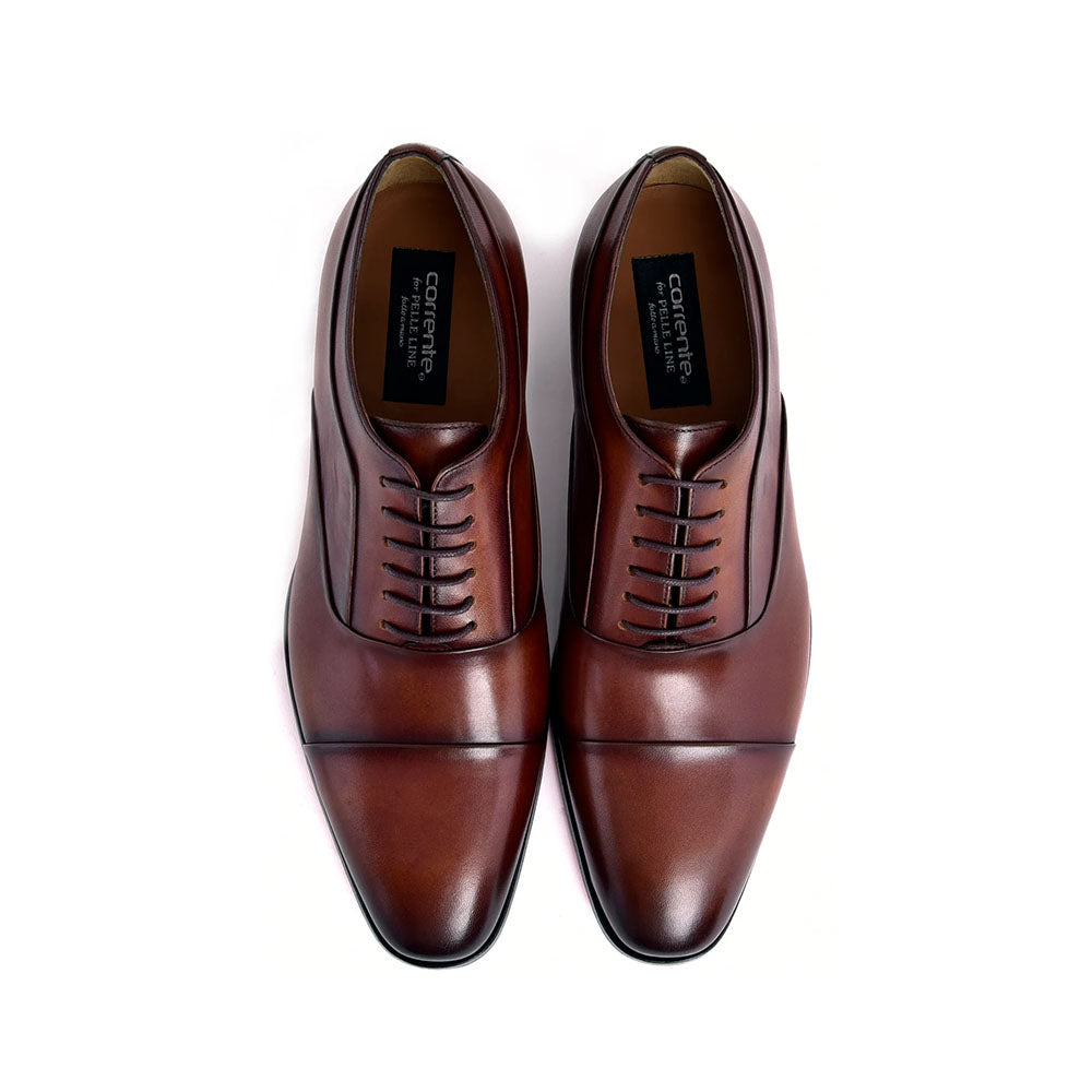 Corrente C0001106-6694 Cap Toe Lace-Up Tan