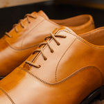 Allen Edmonds Siena Leather Cap Stitch Oxford Dress Shoe Walnut (6702)