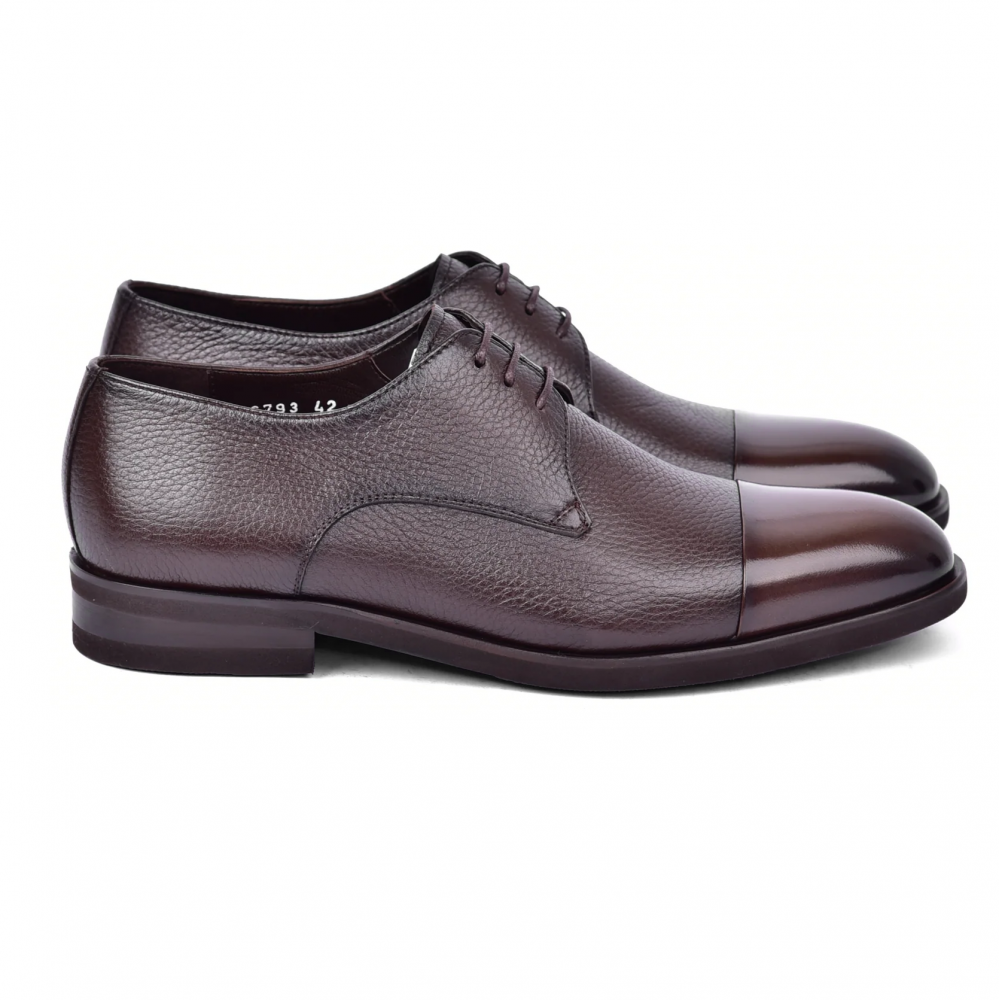 Corrente C001106-6793 Deer Skin Cap Toe Brown