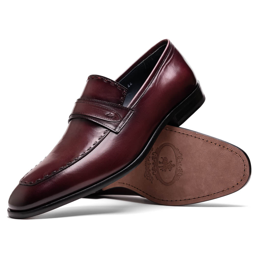 Corrente C0435-6797 Dress Loafer Burgundy