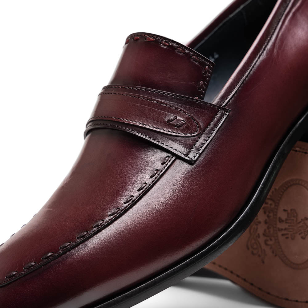Corrente C0435-6797 Dress Loafer Burgundy