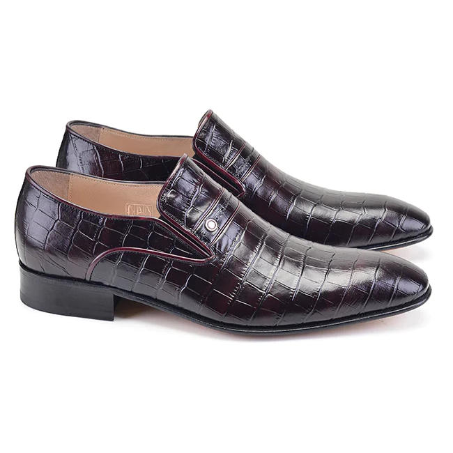 Corrente P000592-6924C High Vamp Loafer Bordo
