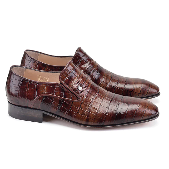 Corrente P000591-6924C High Vamp Loafer Tan