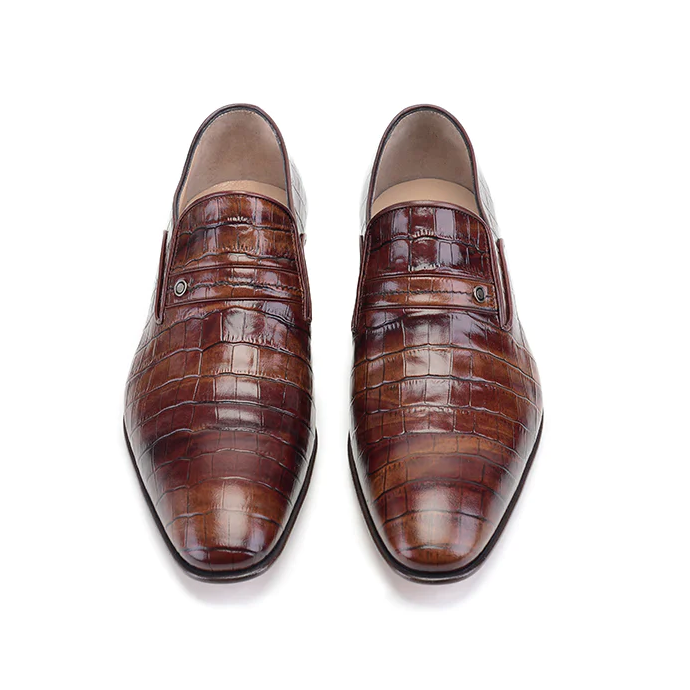 Corrente P000591-6924C High Vamp Loafer Tan