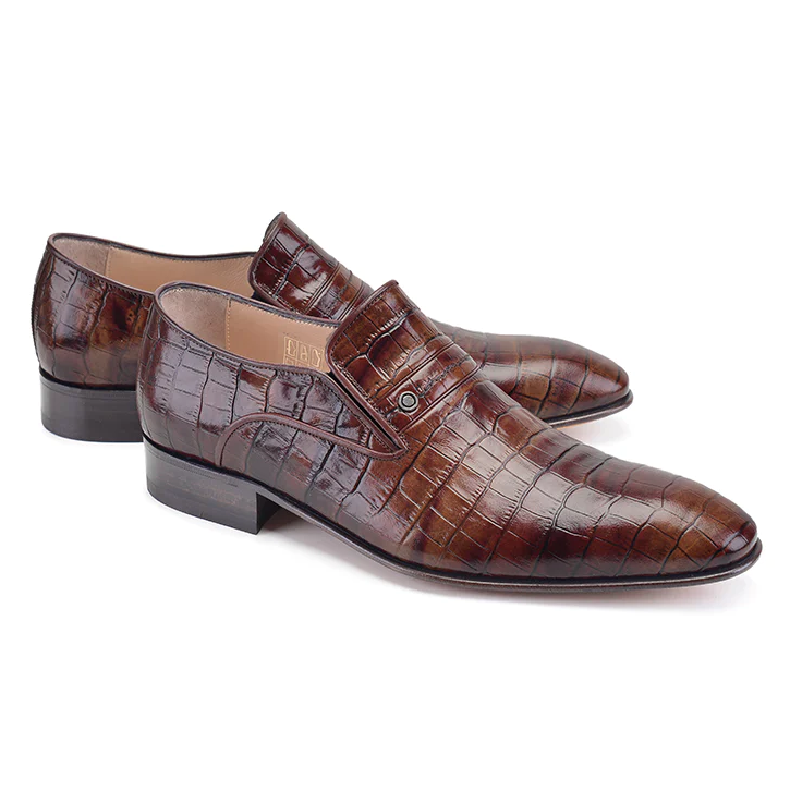 Corrente P000591-6924C High Vamp Loafer Tan