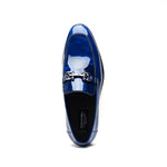 Corrente C0001207-7249 Bit Loafer Shoes Marble Blue