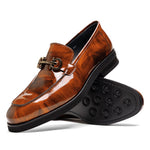 Corrente C0001208-7249 Bit Loafer Shoes Marble Tan
