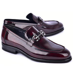 Corrente C0001205-7249 Bit Loafer Shoes Dark Burgundy