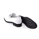 Corrente C0001209-7249 Buckle Loafers White