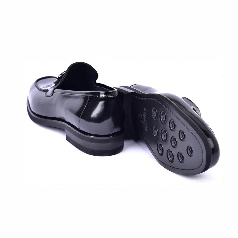 Corrente C0001204-7249 Bit Loafer Shoes Black