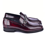 Corrente C0001205-7249 Bit Loafer Shoes Dark Burgundy