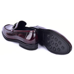 Corrente C0001205-7249 Bit Loafer Shoes Dark Burgundy