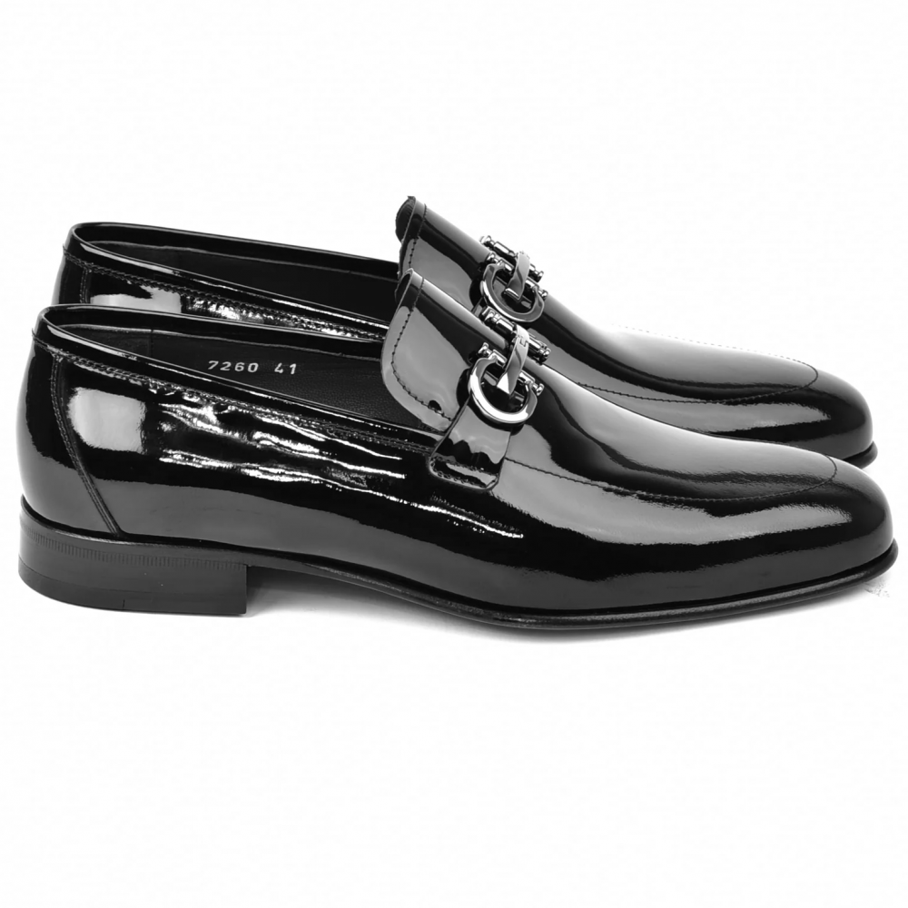 Corrente C00012-7260 Formal Bit Loafer Black