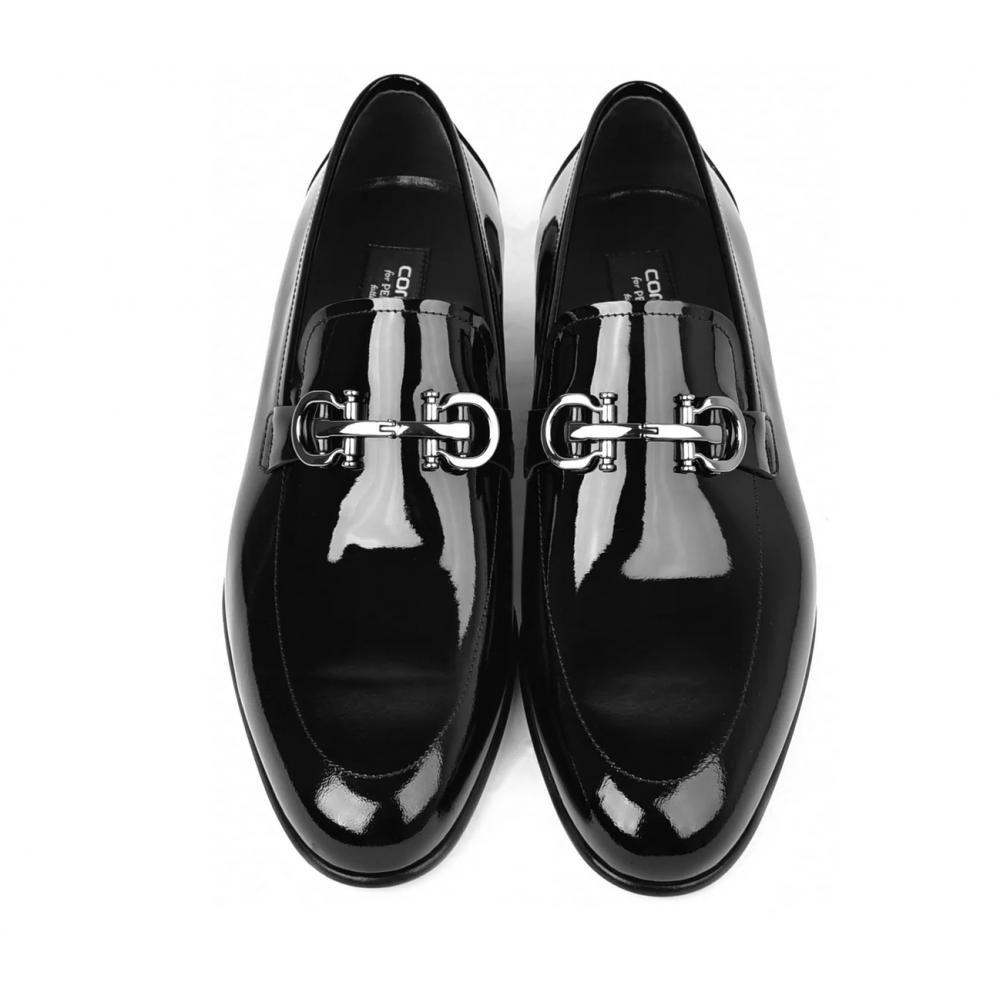 Corrente C00012-7260 Formal Bit Loafer Black