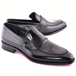 Corrente C0001103-7425 Formal Luxe Leather Loafer Black