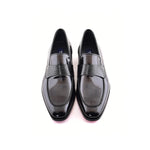 Corrente C0001103-7425 Formal Luxe Leather Loafer Black