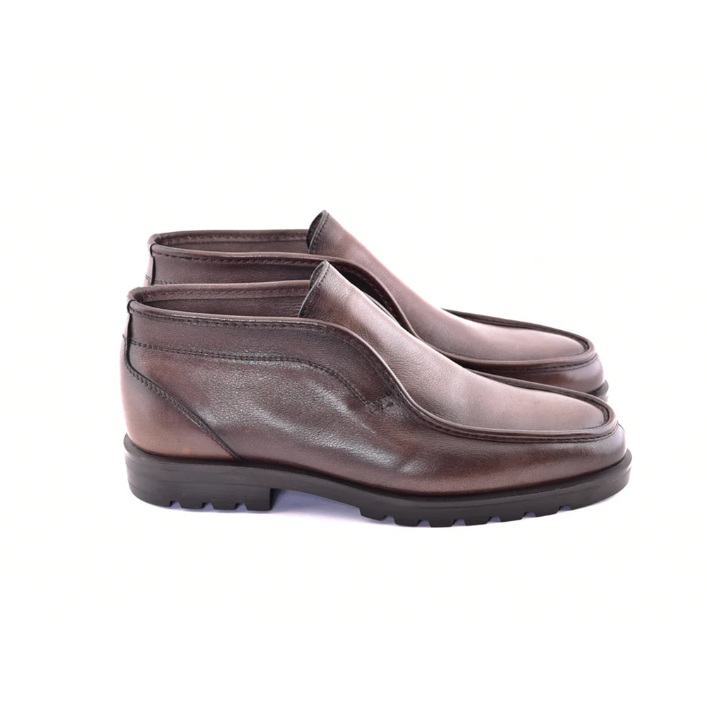 Corrente C186-7520 Shearling Chukka Boot Brown