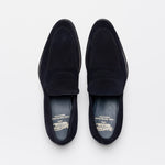 Calzoleria Toscana 7730 Suede Penny Loafers Blue