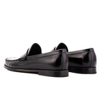 Vinci Leather The Belmont Polished Leather Loafer Black