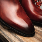 Carlos Santos Daniel 7902 Chelsea Boots Wine Shadow