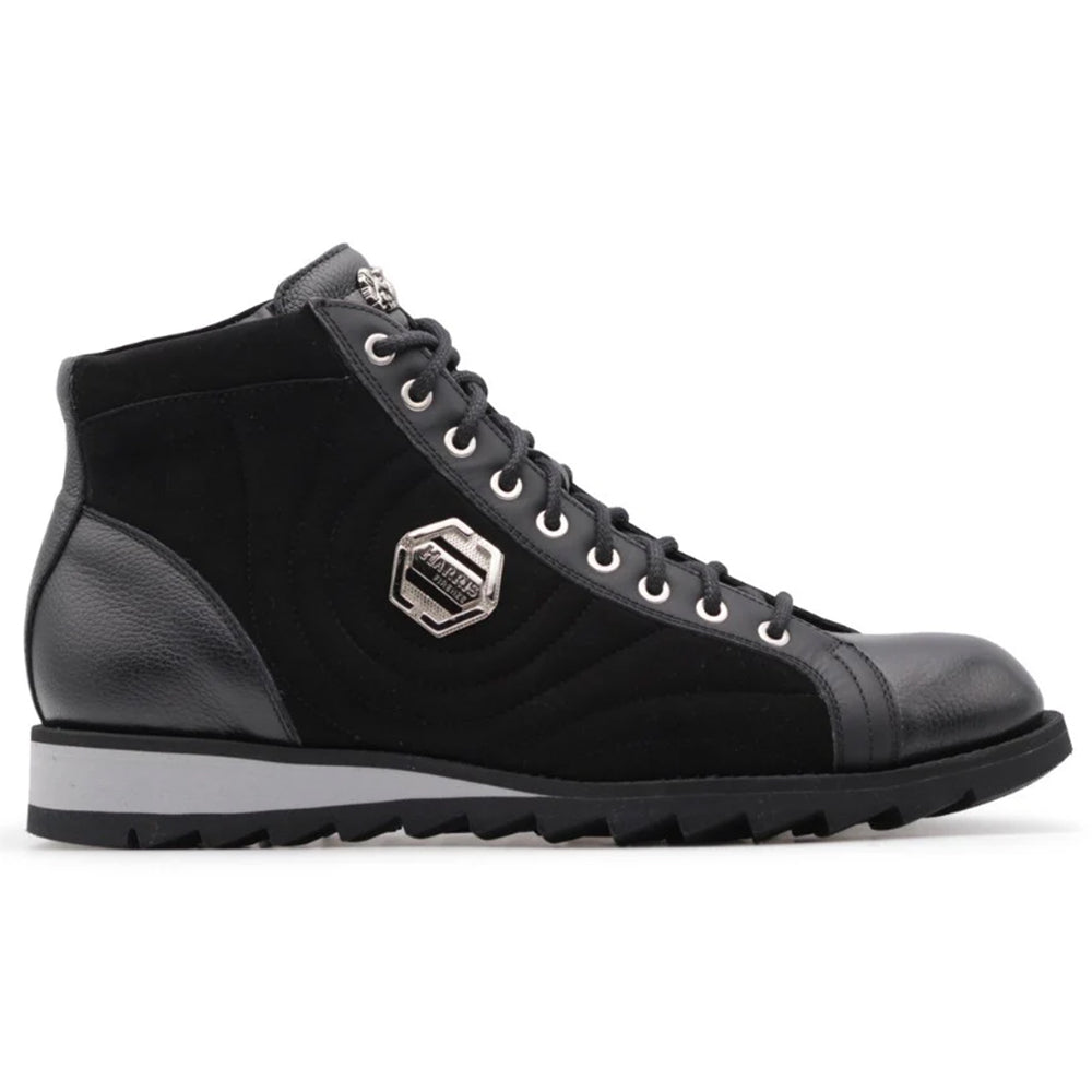 Harris Firenze 1913 Suede Ankle Boots Black
