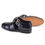 Corrente P00030-8092 Croco Print Sandal Black