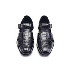 Corrente P00030-8092 Croco Print Sandal Black