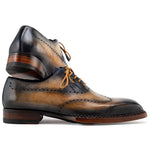 Paul Parkman Goodyear Welted Wingtip Oxfords Camel & Navy