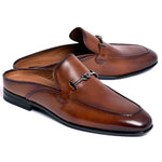 Corrente C164-8248 Leather Bit Mule Tan