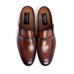 Corrente C164-8248 Leather Bit Mule Tan