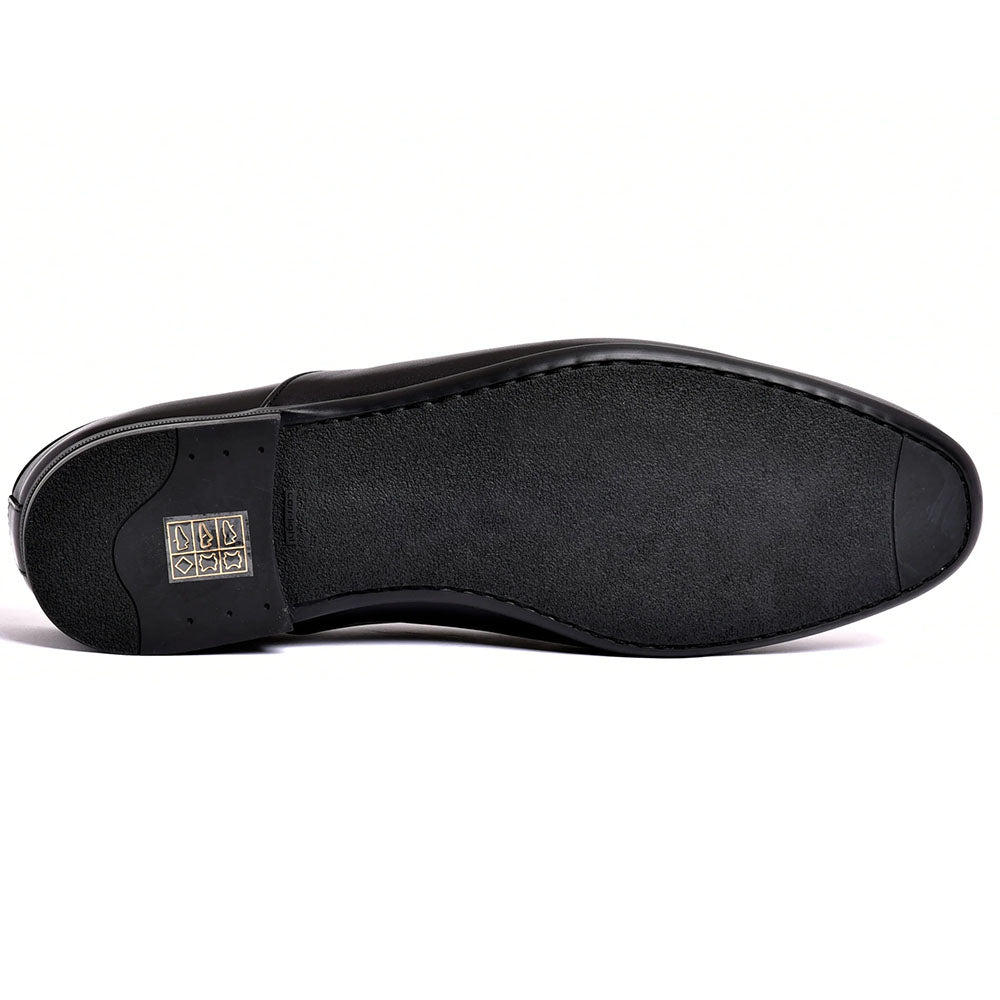 Corrente C163-8248 Leather Bit Mule Black