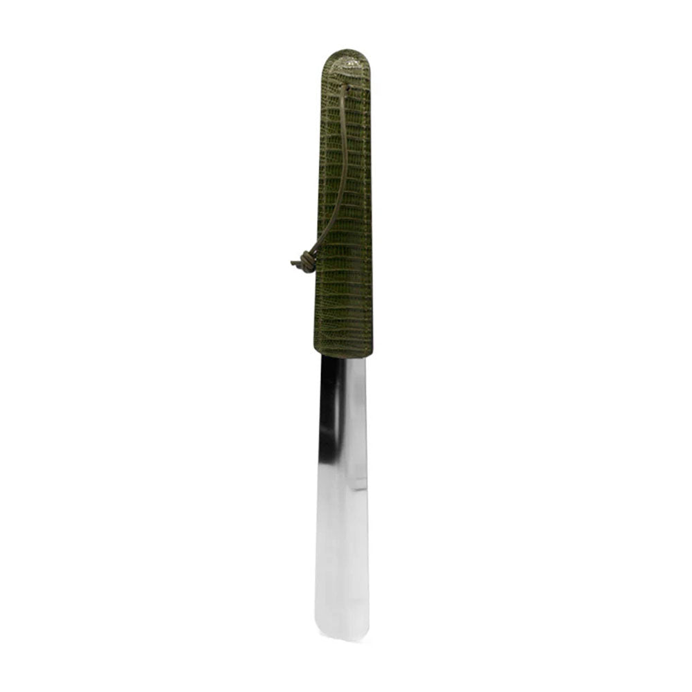Zelli Teju Lizard Shoe Spoon Green (84-800-GRN)