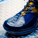 Mauri 8402 Diamond Patent / Baby Croc / Suede / Nappa Sneaker Toffee / Dirty Wonder Blue