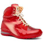 Mauri 8402 Diamond Patent / Baby Croc / Suede / Nappa Sneaker Cream / Dirty Red