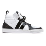 Mauri 8410 Blackjack Crocodile / Patent / Nappa Sneakers Black/White