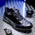 Mauri 8415/1 Beats Patent/ Hornback Crown/ Velvet Sneakers Wonder Blue