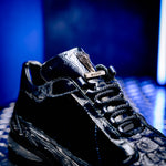 Mauri 8415/1 Beats Patent/ Hornback Crown/ Velvet Sneakers Wonder Blue