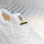 Mauri 8419/1 Posh Ostrich Sneaker White (Special Order)