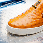 Mauri 8419/1 Posh Ostrich Sneaker Chestnut