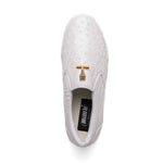 Mauri 8419/1 Posh Ostrich Sneaker White (Special Order)